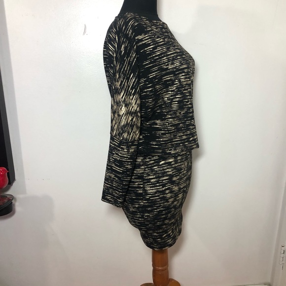 Veronica M Boat Neck Dress Size XS Gold - Picture 4 of 10